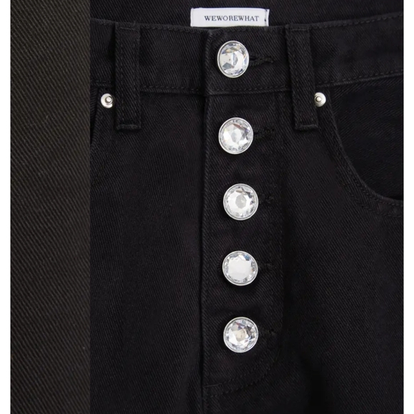 WE WORE WHAT The Danielle High Rise Black Jeans. - Picture 3 of 3